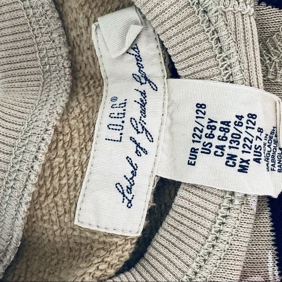 🐱LOGG Stay Cool Skateboard Khaki LS sz 6-8Y {z} - Picture 2 of 3